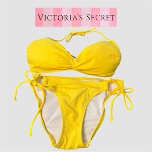 Victoria’s Secret yellow string bikini small extra small swimsuit bathing suit